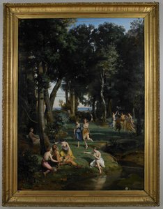 Silenus, 1838 alkotó: Jean Baptiste Camille Corot